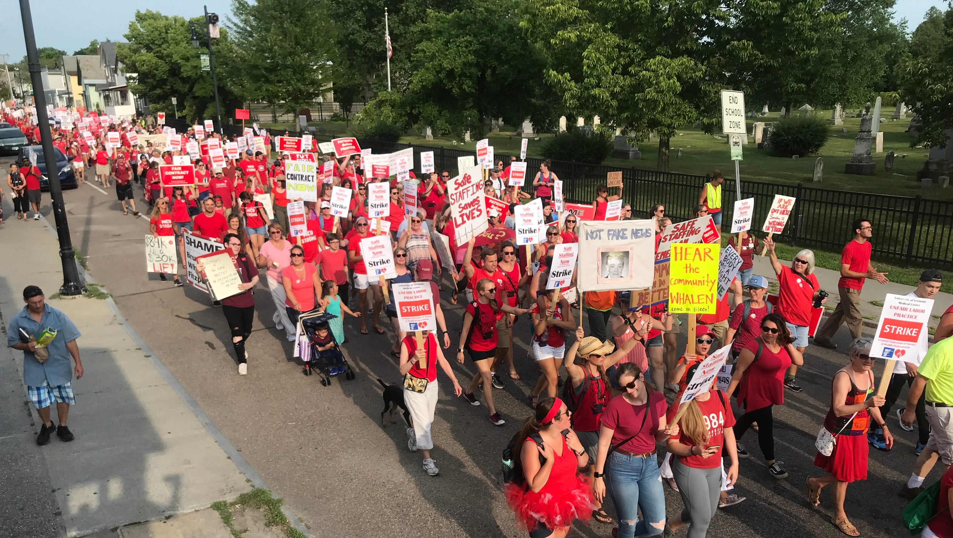 UVM Medical Center nurses' union says it's left with no choice but to take a strike vote