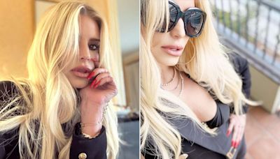 Jessica Simpson Posts Sexy Thirst Traps of Her Mob Wife Look with Sassy Caption: See the Pics!