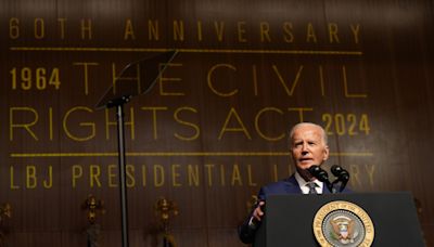 Replay: President Joe Biden visits LBJ Library in Austin to commemorate Civil Rights Act