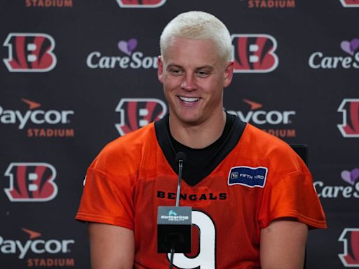 Watch: Joe Burrow Explains New Hair, Asks Bengals Fans to Help in Bet With BJ Hill