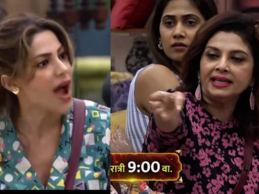 Bigg Boss Marathi 5: Varsha Usgaonkar asks Nikki Tamboli not to fight with her for footage; latter replies “I have done Hindi season, don’t need it”