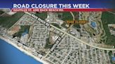Panama City Beach road closure this week