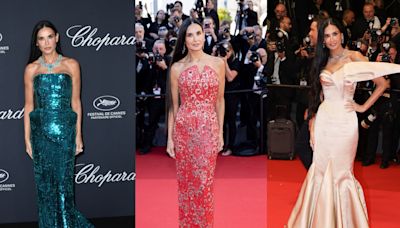 Festival de Cannes 2024 : Demi Moore fait sensation avec des looks spectaculaires