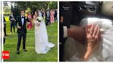 Sidhartha Mallya marries girlfriend Jasmine in dreamy London wedding; shares first pics with wife and says 'FOREVER' | - Times of India