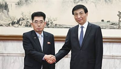 王滬寧會面朝鮮代表團 深化兩國合作與戰略溝通