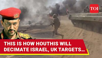 Yemen's Houthis Release Dramatic Footage Of Mock Drills Using Fake Israeli and British Targets | TOI Original - Times of India...