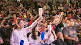 竹市站前廣場WBC直播派對 現場超過5000人熱情加油