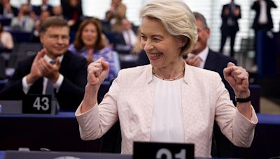 Von der Leyen es reelegida como presidenta de la Comisión Europea tras conseguir mayoría en la Eurocámara