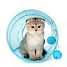 Collapsible or fixed tunnels that provide a hiding place for play and exploration. Appeals to a cats love for hiding and stalking.