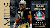 Saints honoring Sam Mills’ Hall of Fame induction with ‘Dome Patrol’ poster for fans