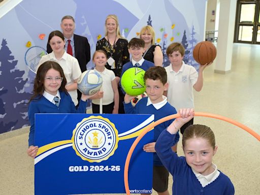 North Lanarkshire school wins Gold School Sport Award