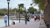 Is there an alligator in the lake at Mesa's Riverview Park? Yes, but don't be fooled