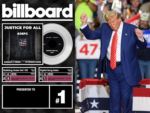 The organizers of a January 6 awards gala claim Trump's song with riot defendants' prison choir 'went Platinum.' It didn't.