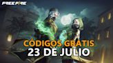 Free Fire | Códigos de hoy martes 23 de julio de 2024: recompensas gratis