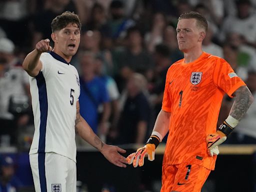 John Stones and Jordan Pickford pass record set by former England star as they make 23rd successive major tournament start against Slovakia