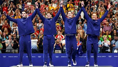 Men earn gold in 4x100m freestyle relay, Nadal/Alcaraz advance and more from the Paris Games