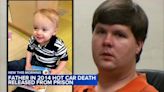 Georgia father freed from prison 10 years after his toddler died in hot car