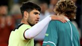 Lo que le dijo Alcaraz a Rublev tras la derrota en el Mutua Madrid Open