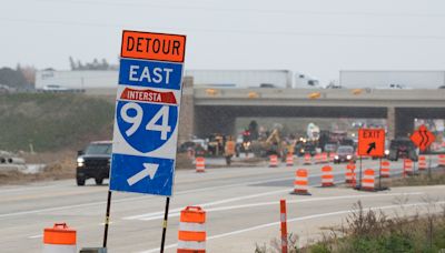 12 road closures on tap this week in Michigan