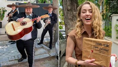 Amber Heard Beams as She's Serenaded by a Mariachi Band in Madrid for Her Birthday: See the Fun Photos