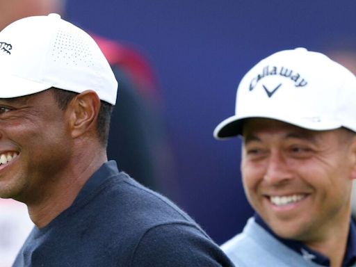 Tiger Woods' class there for all to see with text message to Xander Schauffele