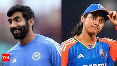 Jasprit Bumrah, Smriti Mandhana named as ICC players of the month for June | Cricket News - Times of India