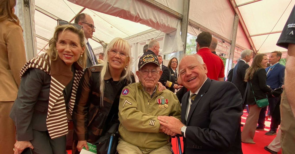 Gov. Tim Walz, Minnesota congressional members in France for D-Day ceremony