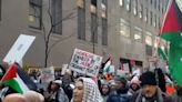 Pro-Palestinian demonstrators hold 'Christmas is canceled' protests