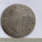 英國1707年安妮公主1克朗30克大銀幣（珍稀品種）9242