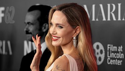 Angelina Jolie Stuns In Vintage Gown At The New York Premiere Of “Maria”