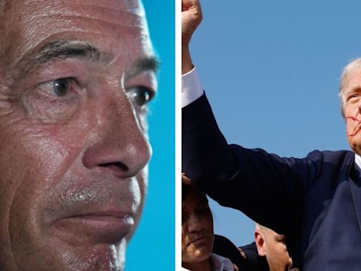 Nigel Farage 'very upset but not shocked' by Donald Trump assassination attempt