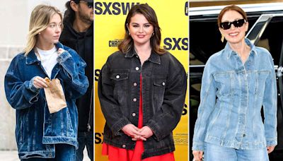 Selena Gomez, Julianne Moore, and More Stars Are Wearing the Easy Denim Trend Celebrities Resurrect Each Spring