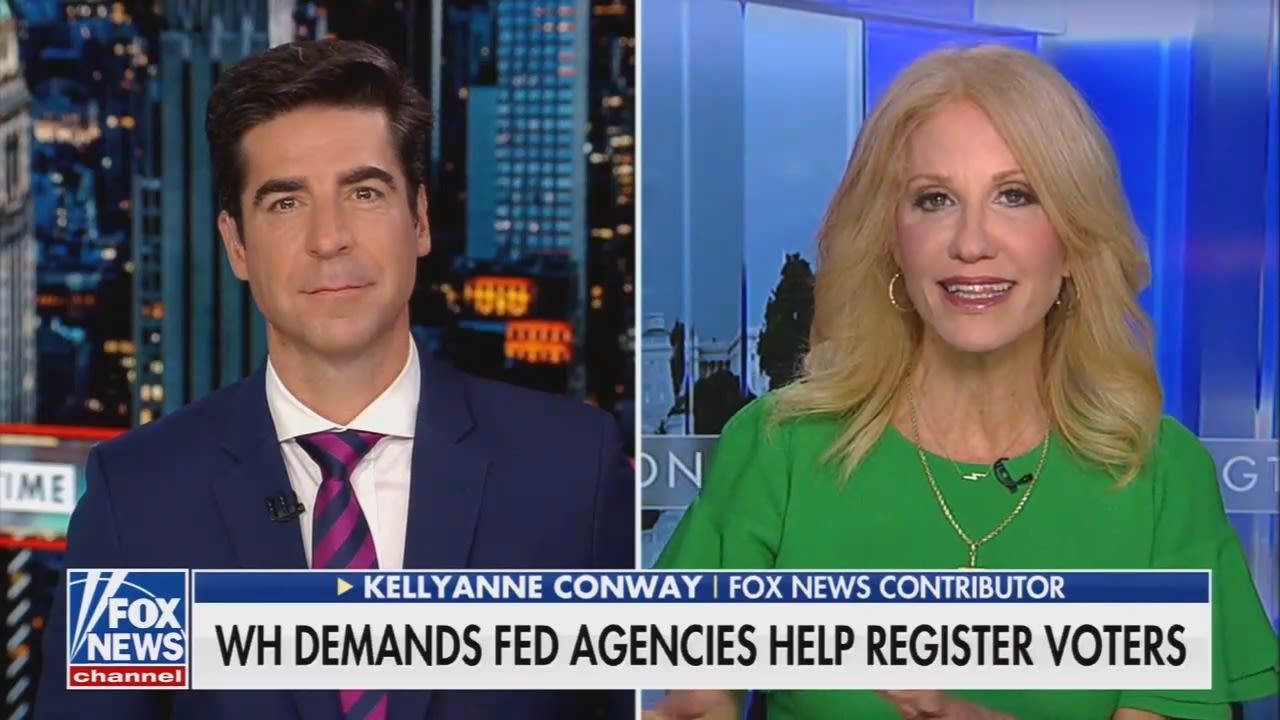 Fox News' Jesse Watters attacks efforts to register small business owners to vote