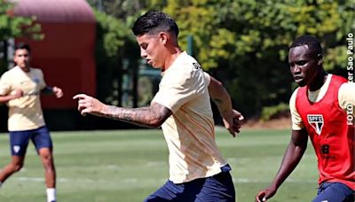 James Rodríguez ya entrena con Sao Paulo: listo para el clásico paulista