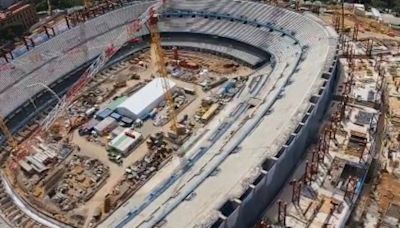 El Spotify Camp Nou, visto desde ¡85 metros de altura!