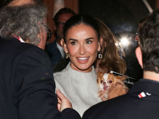 'Tonight Show' Guests Go Totally Wild After Demi Moore Brings Out Her Tiny Chihuahua 'Pilaf'