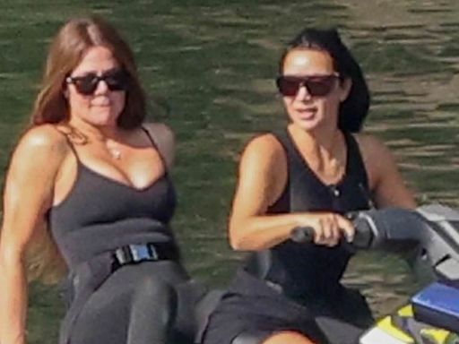 Kim and Khloe Kardashian host a fun holiday weekend in Idaho