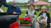 Pickup day for geraniums to benefit Genesis House