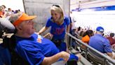 Florida’s No. 1 football fan won’t let anything, especially cerebral palsy, stop him from seeing the Gators