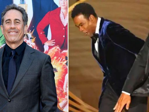 Chris Rock Turned Down Opportunity to Reenact Will Smith Slap in 'Unfrosted' Because He Was Too 'Shook,' Jerry Seinfeld Reveals