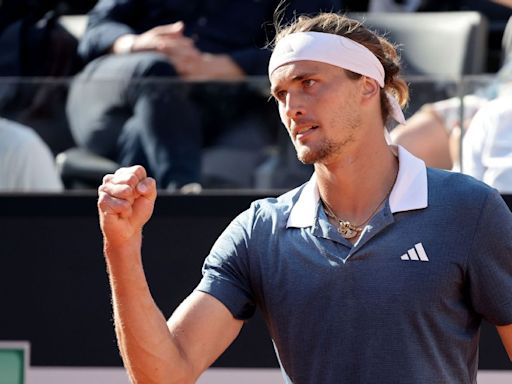 Zverev accedió a semifinales y enfrentará a Tabilo en Roma