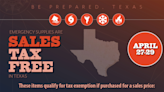 Emergency preparation supplies are tax free this weekend in Texas