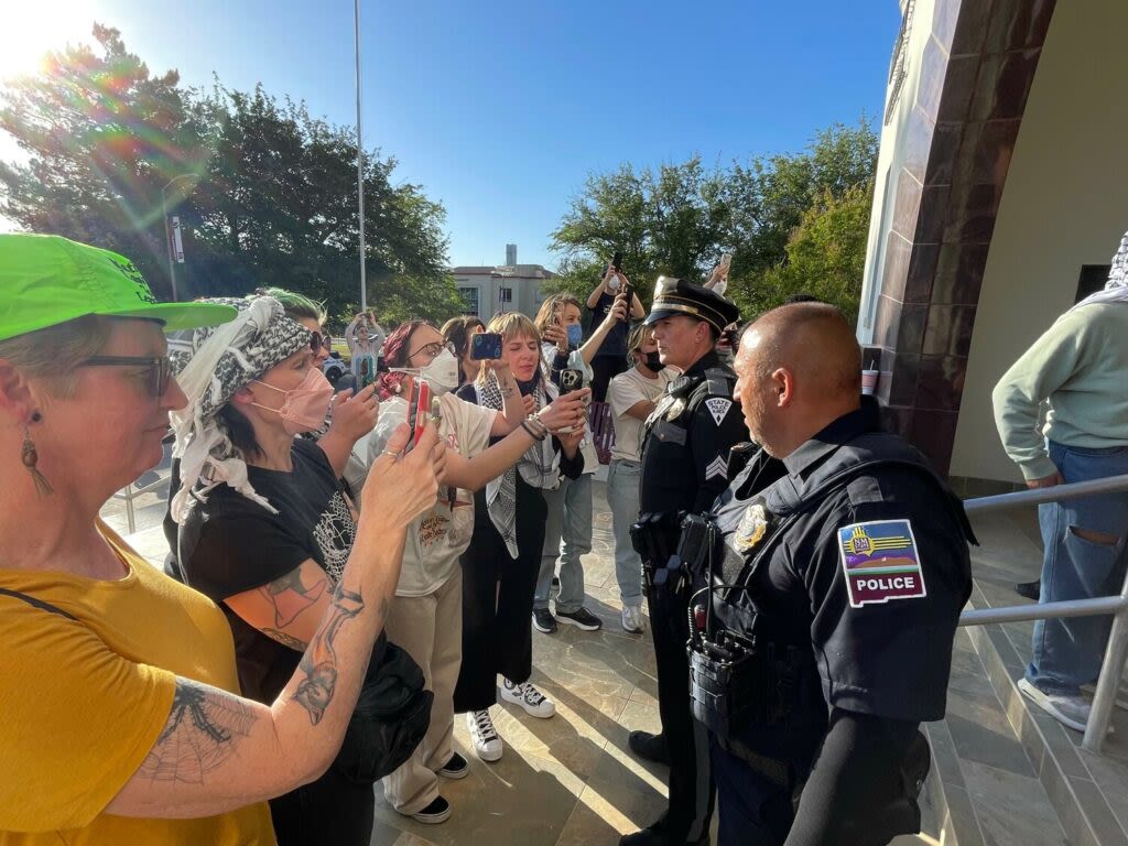 New Mexico State University campus sit-in ends in arrests