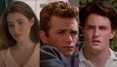 A Fan Just Shared A Beverly Hills 90210 Clip With Shannen Doherty, Luke Perry And Mathew Perry That's Absolutely Sobering
