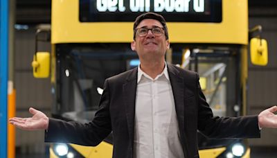 Labour offers ‘bus revolution’ as minister visits Greater Manchester network