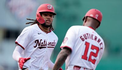 Top prospect James Wood hits first major league homer as Nationals cruise past Cardinals 14-6