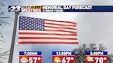 Sunshine and storms headline our Memorial Day