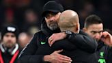 El último Klopp vs. Guardiola en Premier League termina en empate: Liverpool 1 - Manchester City 1