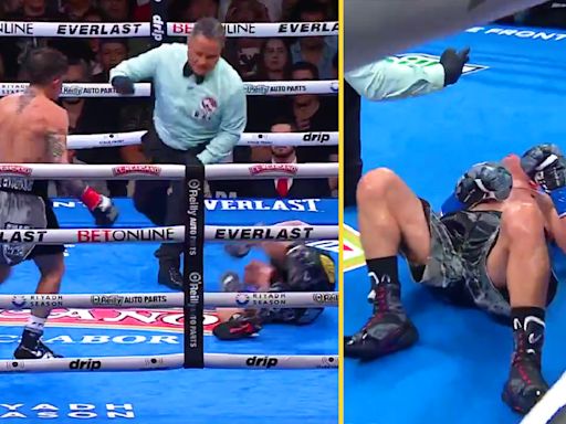 Youngest world champion in boxing crowned with utterly brilliant body shot KO