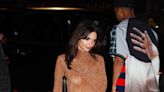 Emily Ratajkowski Wore a Super-Short Shimmery Sheer Bronze Minidress